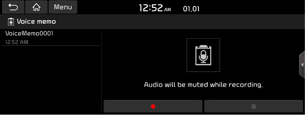 Voice memo